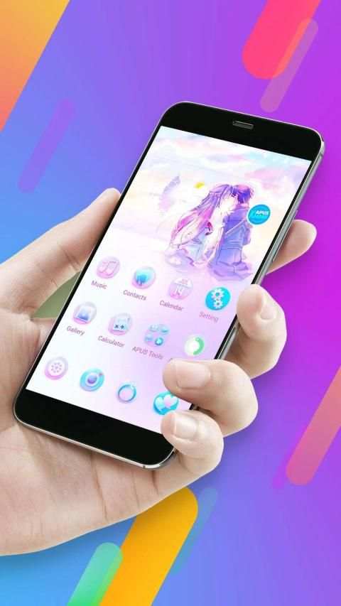 Fantastic Love-APUS Launcher free fashion theme स्क्रीनशॉट 1