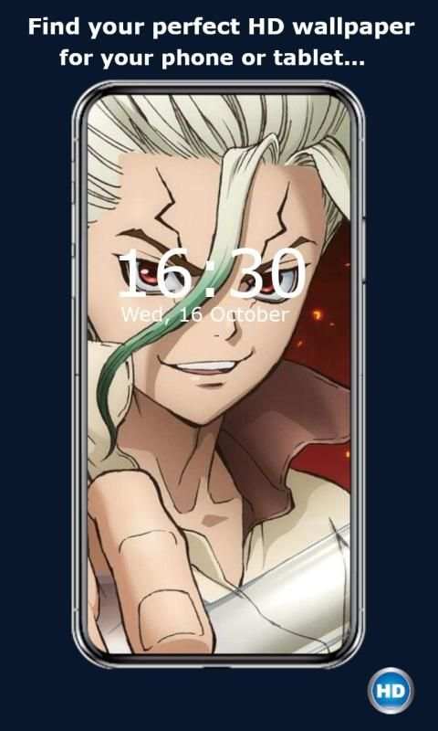 Dr Stone Anime Wallpaper HD स्क्रीनशॉट 2