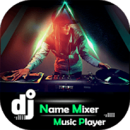 DJ Name Mixer With Music Player - Mix Name To Song आइकन