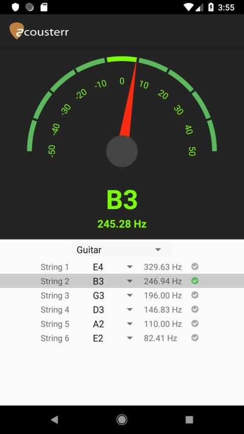 Acousterr Guitar Tuner screenshot 10