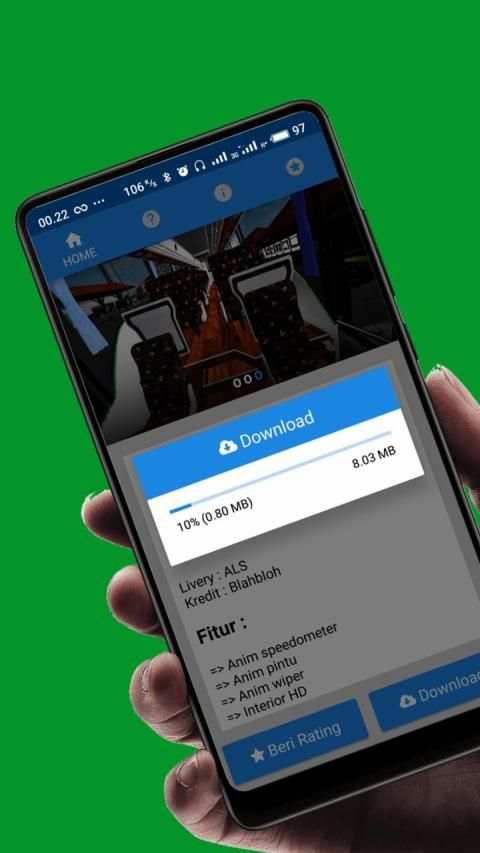 Mod BUSSID : Bus Jetliner Livery SHD ALS Terbaru screenshot 2