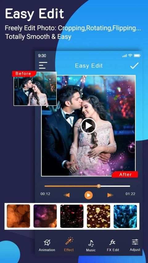 Photo Animation Video Effect Maker with Music स्क्रीनशॉट 2