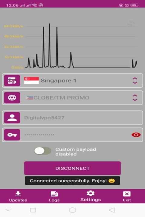 Digital VPN (official) screenshot 1
