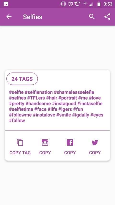 HashTags for Instagram screenshot 1