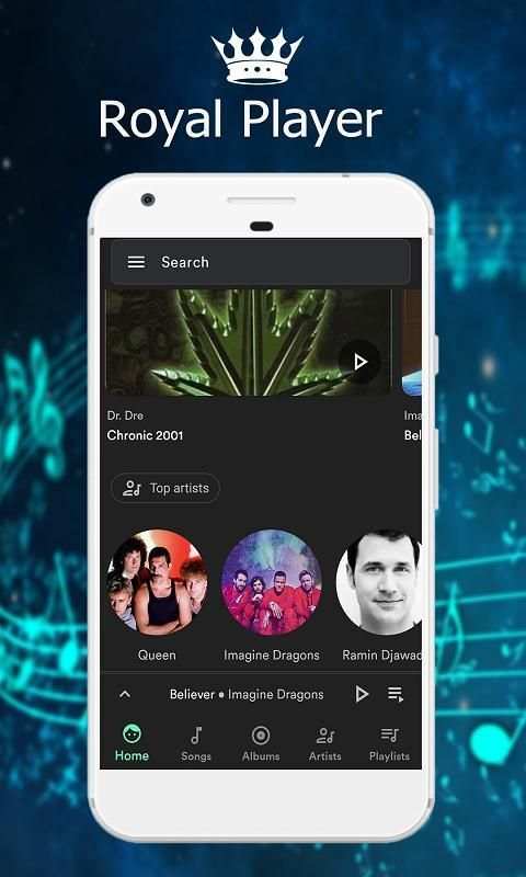 Royal Player : Mp3 Music Player स्क्रीनशॉट 6