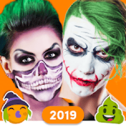 Halloween Scary Mask Photo Editor आइकन