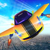 Futuristic Flying Car Taxi Simulator Driving