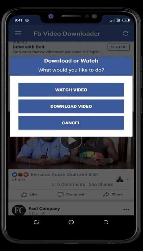 Video downloader for Facebook Lite screenshot 1
