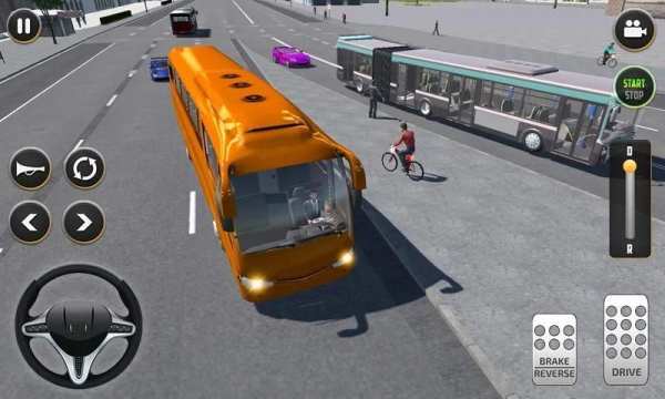 Autobus Simulator Pro - bus driving city screenshot 1