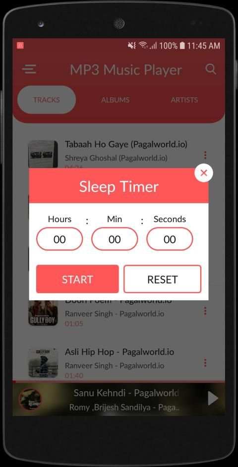 MP3 Music Player App : Best Android Audio Player स्क्रीनशॉट 1