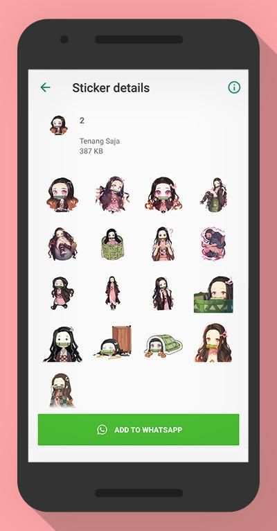 Demon Hunter Slayer Sticker स्क्रीनशॉट 4