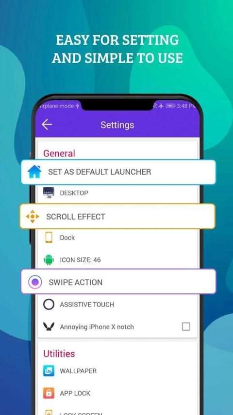 iLauncher - Launcher OS 13, Launcher Style Phone X screenshot 1