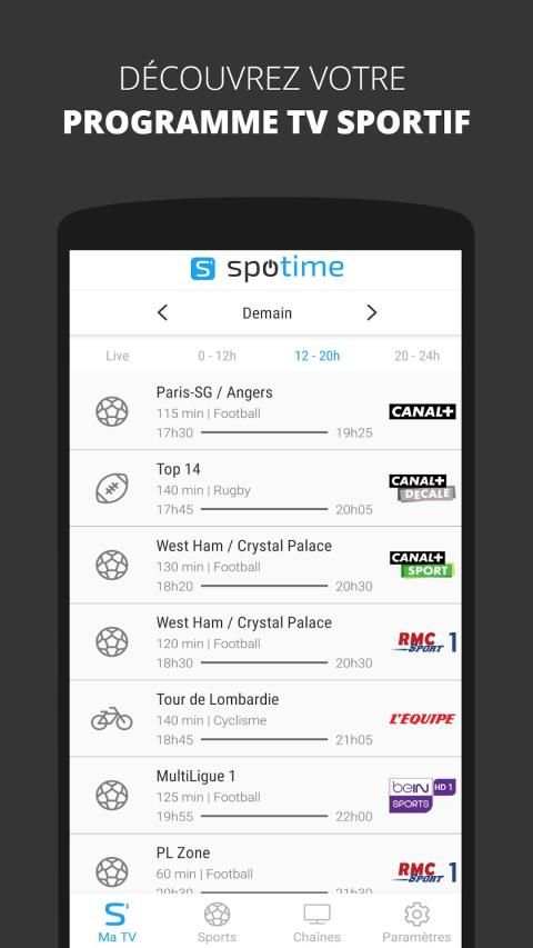 Spotime screenshot 1