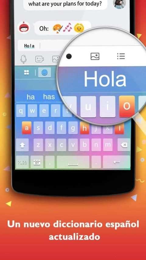 Spanish Language Keyboard screenshot 2