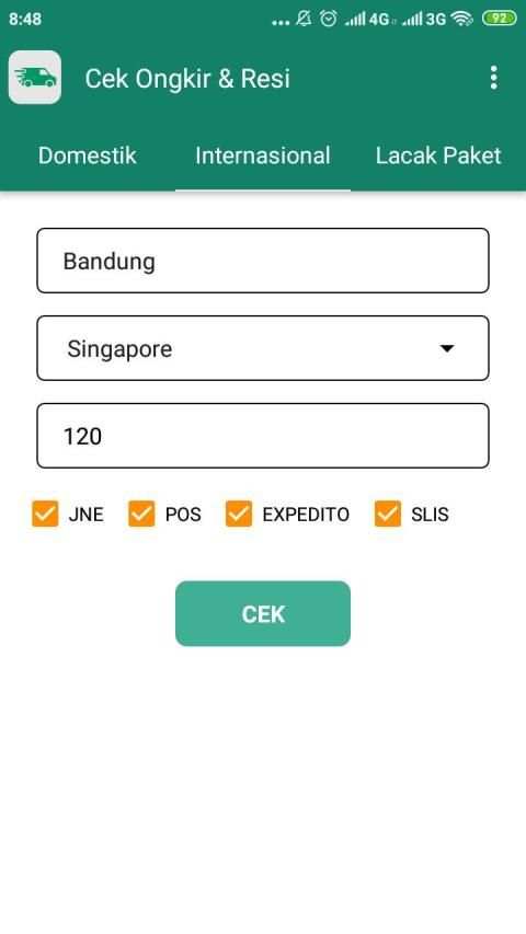 Cek Ongkir & Resi screenshot 5