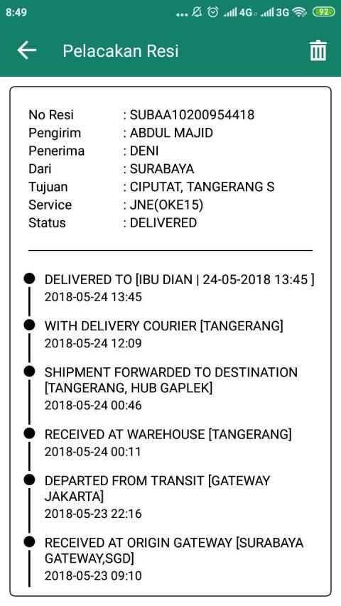 Cek Ongkir & Resi screenshot 1