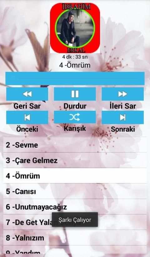 İbrahim Erkal Şarkıları İnternetsiz ( 40 Şarkı ) скриншот 3