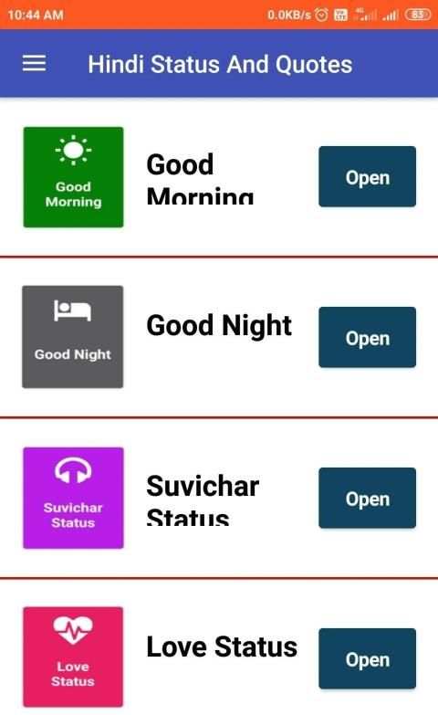 Best Hindi Status4u – Hindi Status And Quotes screenshot 1