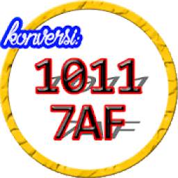 Konversi Biner Decimal Oktal Heksa 1.0