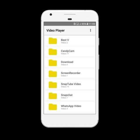 4k Video player Pro स्क्रीनशॉट 3