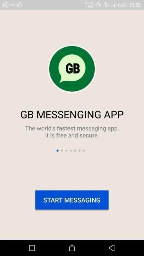 GB MESSENGING APP: new version 2019 स्क्रीनशॉट 4