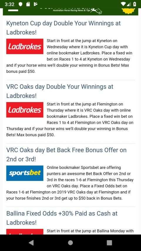Just Horse Racing - Australia screenshot 4