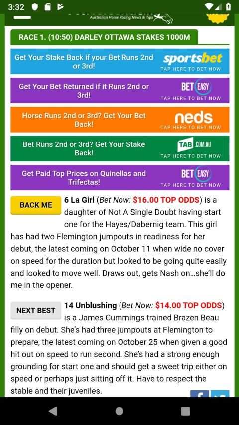 Just Horse Racing - Australia screenshot 5