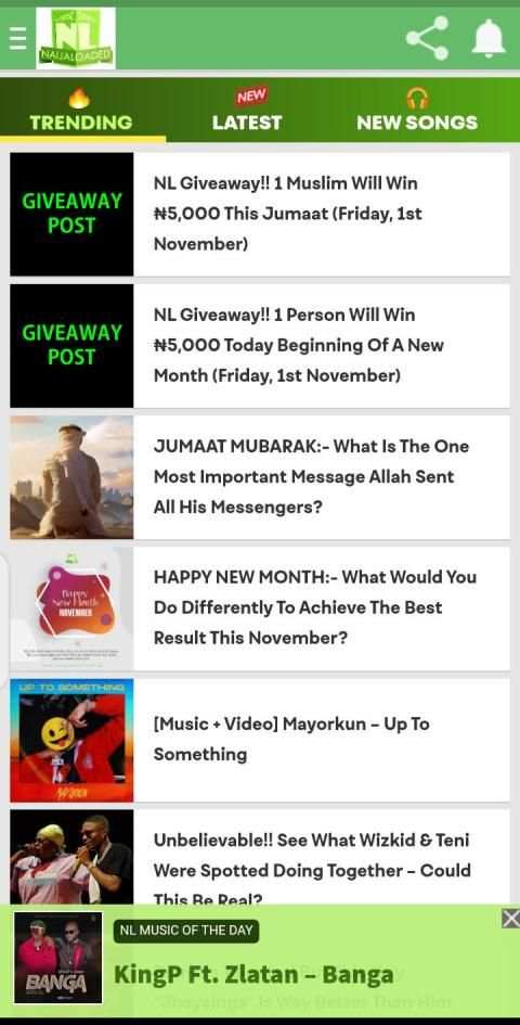 Naijaloaded Mobile App screenshot 3