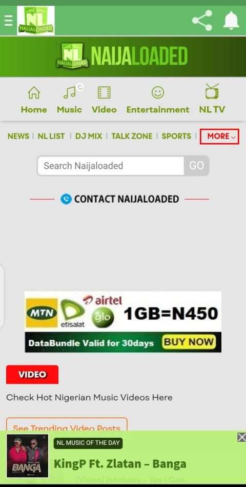 Naijaloaded Mobile App screenshot 2