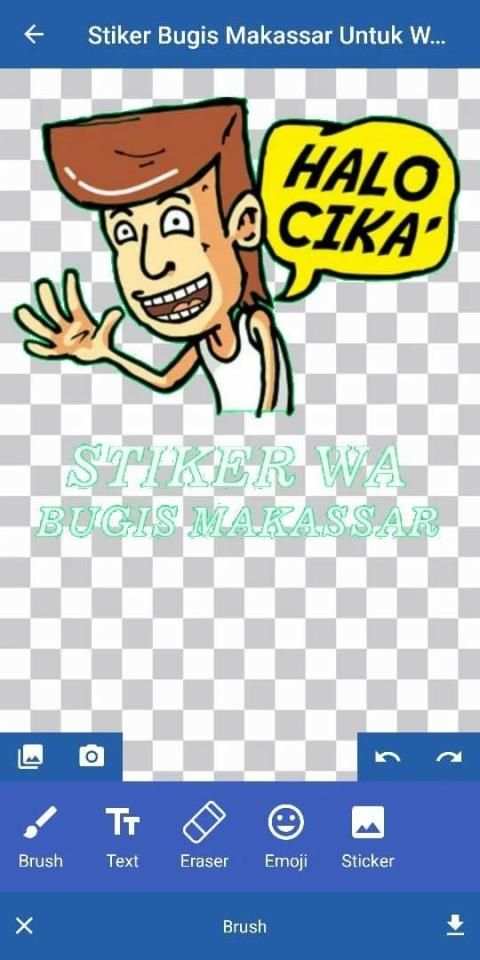 Stiker Bugis Makassar Untuk WhatsApp screenshot 1