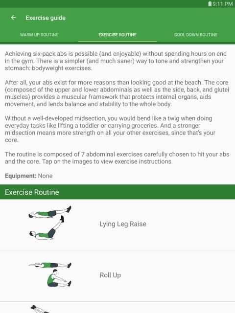 Ultimate Ab & Core Workouts screenshot 5