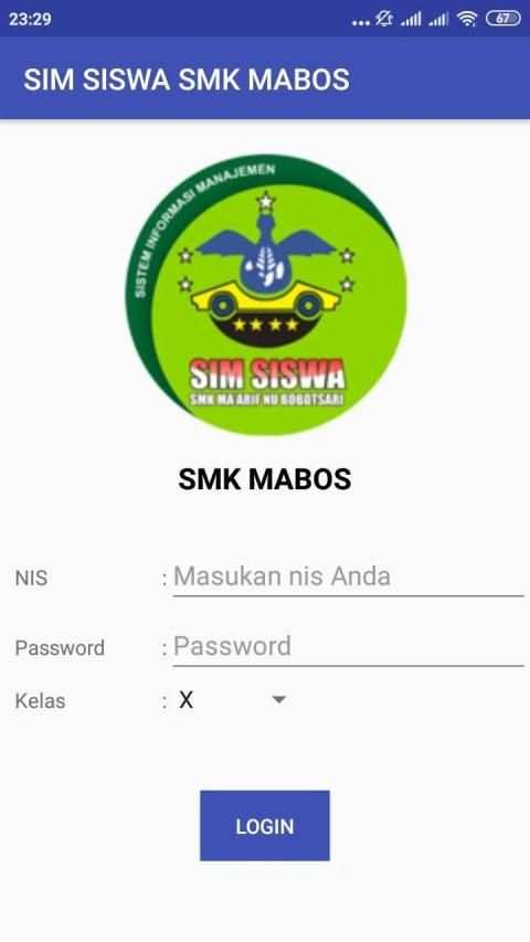 SIM SISWA SMK MABOS скриншот 2