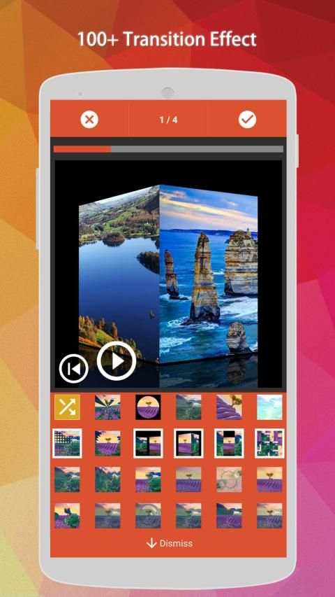 Photo Slideshow with 100+ transitions screenshot 16