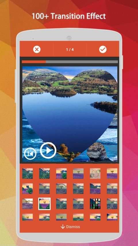 Photo Slideshow with 100+ transitions screenshot 1