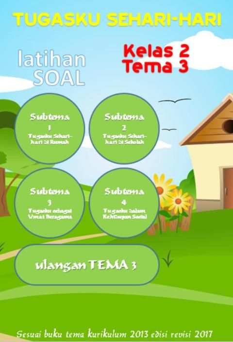 Latihan Soal SD Kelas 2 Tema 3 screenshot 3