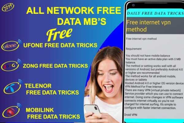 Daily Free internet Data 3g 4g free data Tricks screenshot 6