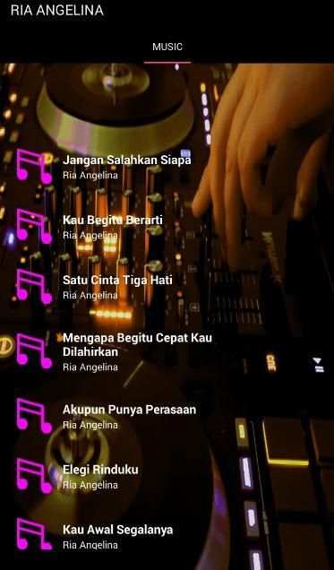 Ria Angelina Birunya Rinduku Offline screenshot 2