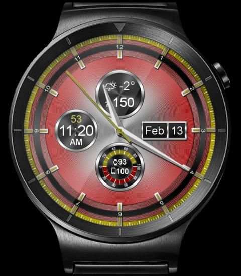 Sleek Sheen HD Watch Face Widget & Live Wallpaper स्क्रीनशॉट 10