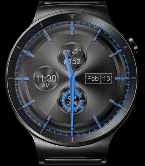 Sleek Sheen HD Watch Face Widget & Live Wallpaper स्क्रीनशॉट 4