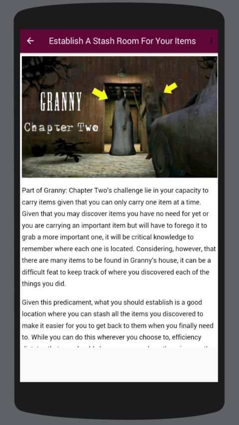 Guide & Tips for Granny Game Chapter Two screenshot 1