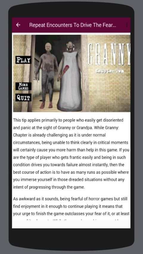 Guide & Tips for Granny Game Chapter Two screenshot 2