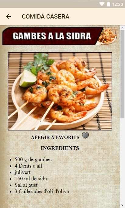 Comida Casera स्क्रीनशॉट 3