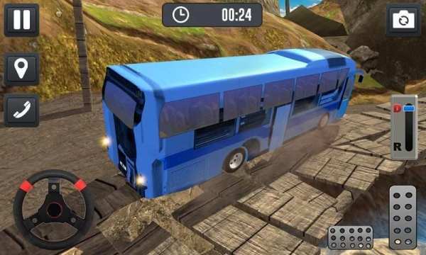 Bus Climb Racing On Mountains - Uphill Climb 3D screenshot 3