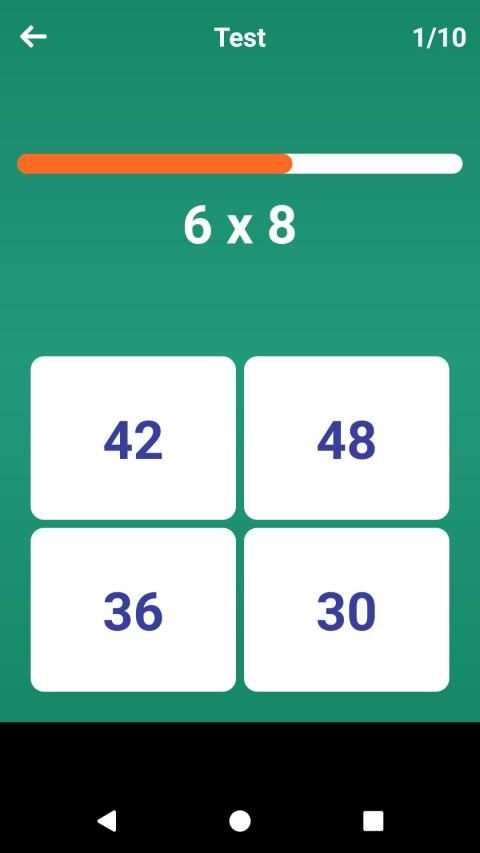 Multiplication Table Games screenshot 1