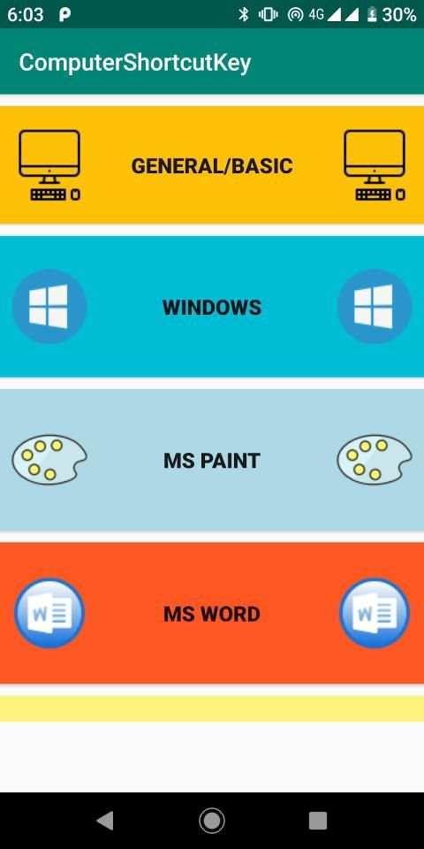 Computer Shortcut Key - Keyboard Shortcut Offline स्क्रीनशॉट 5