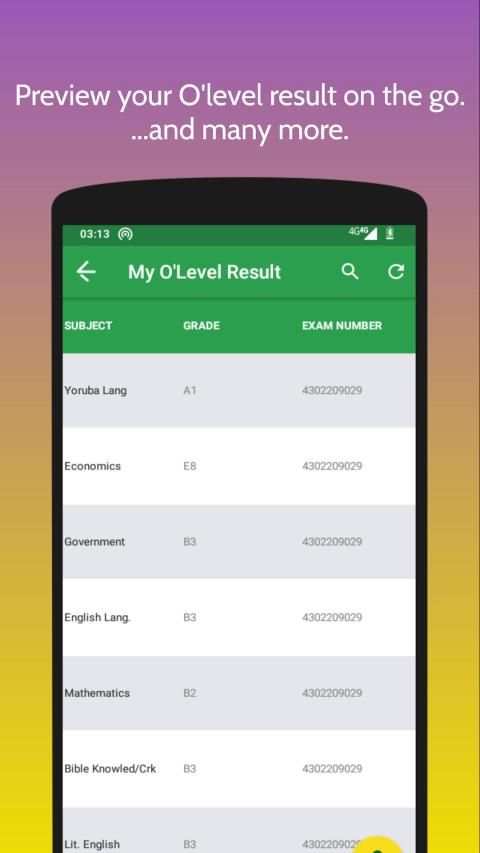 JAMB CAPS Mobile screenshot 1