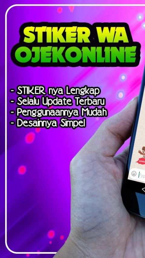 Ojek Online Stiker WA WAStickerApps screenshot 4