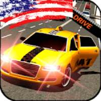Real Taxi Game Simulator USA Cities on 9Apps