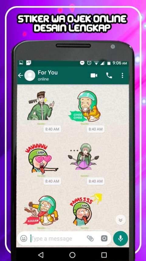 Ojek Online Stiker WA WAStickerApps screenshot 2