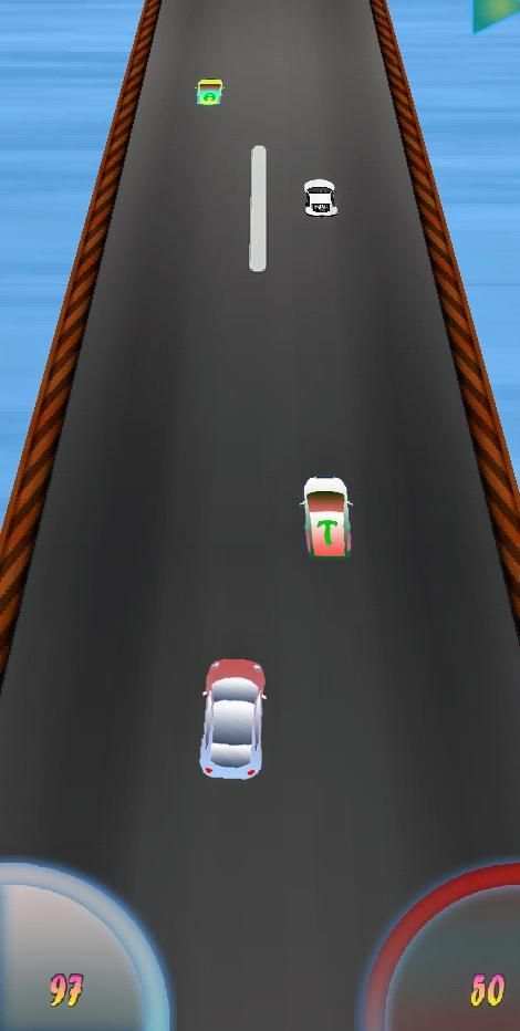 3D Racing Car Old screenshot 1